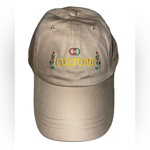 🧢 NWT! YRN Culture Tan Embroidered Hat - Picture 1 of 6